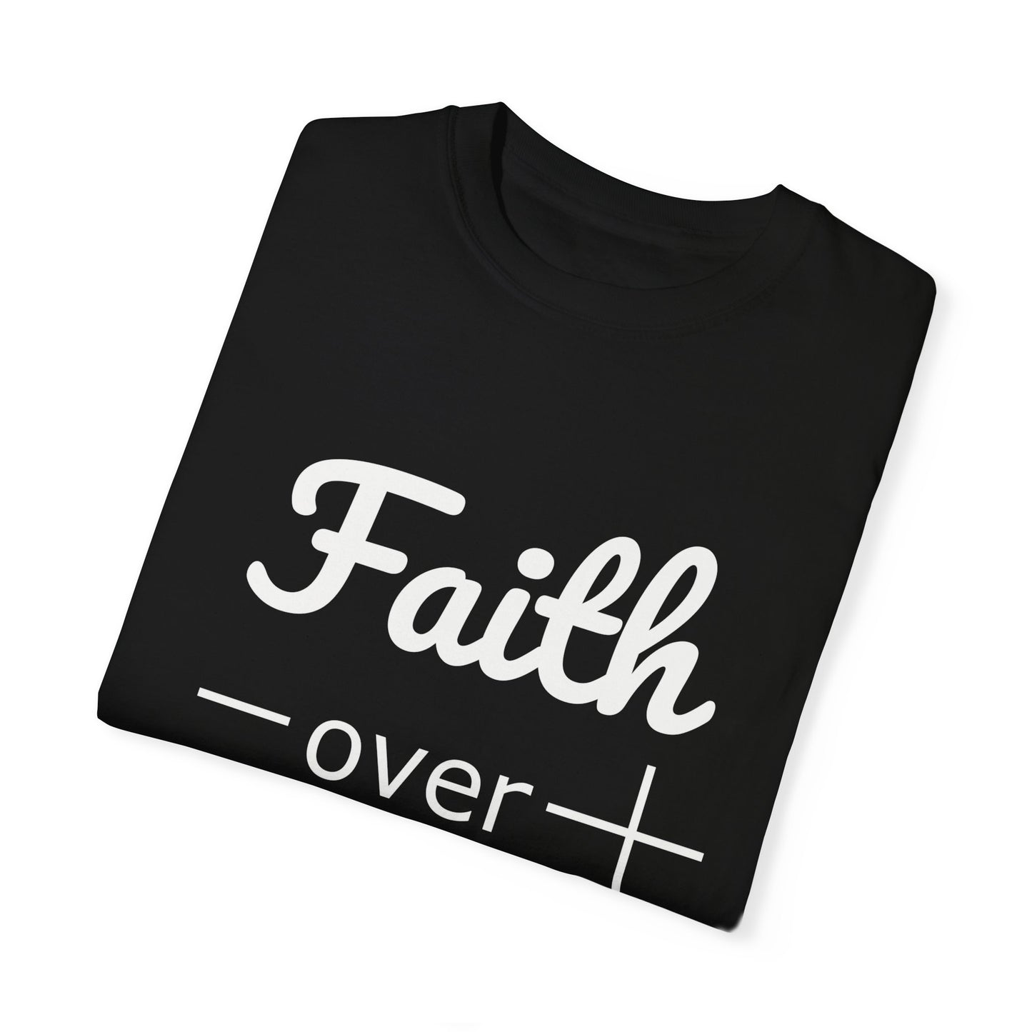 Faith Over Fear Christian Bible Verse T-shirt