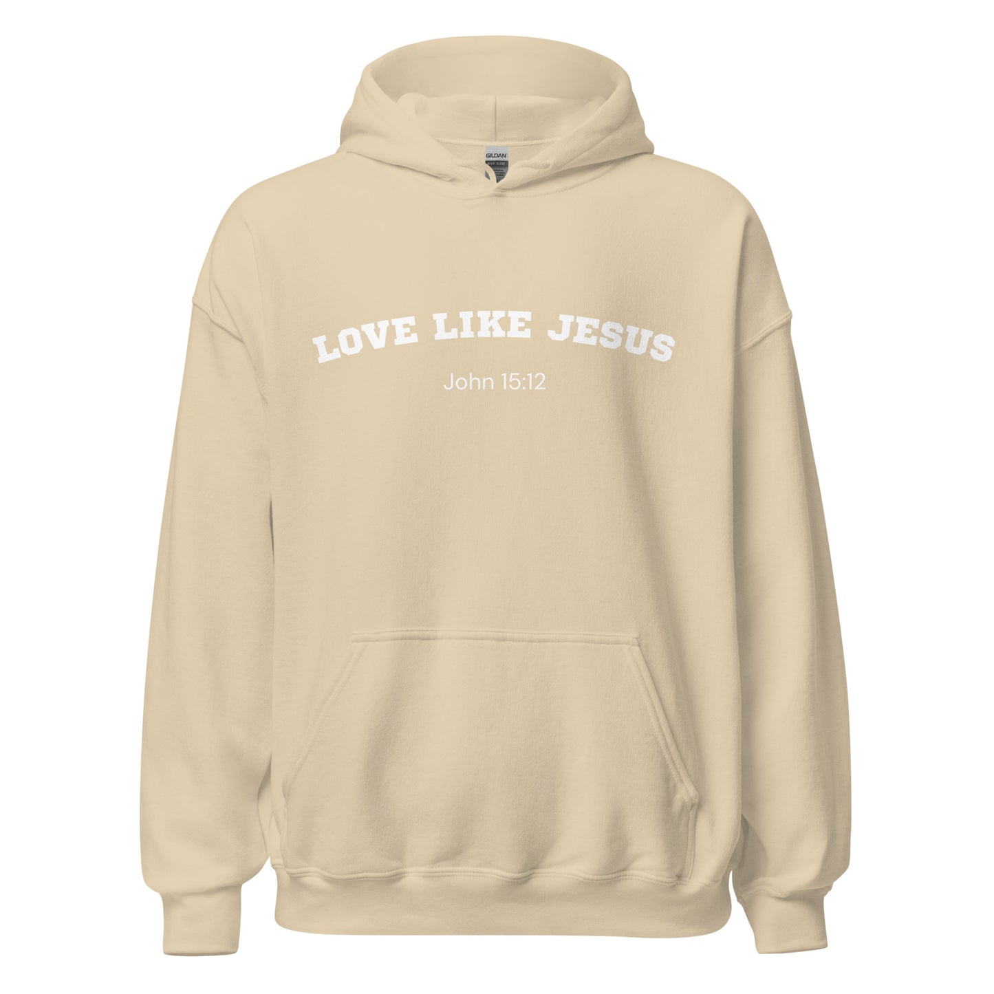 Love Like Jesus John 15:12 Christian Bible Verse Hoodie