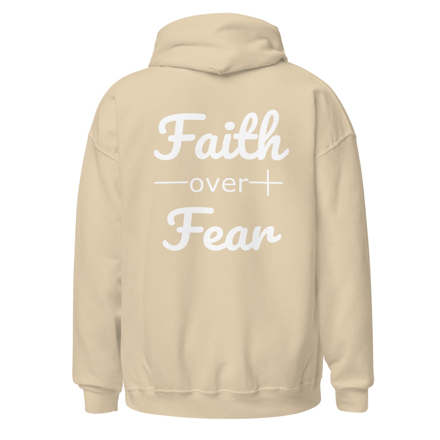 Faith Over Fear Christian Bible Verse Unisex Hoodie