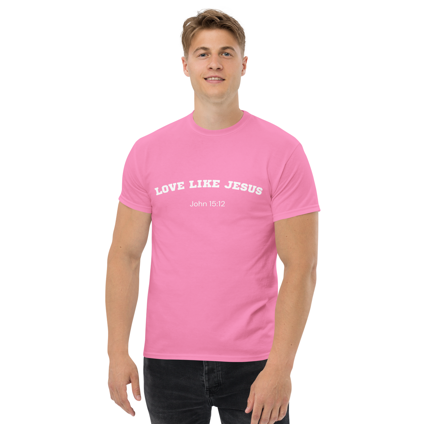 Love Like Jesus John 15:12 Unisex Bible Verse T-Shirt