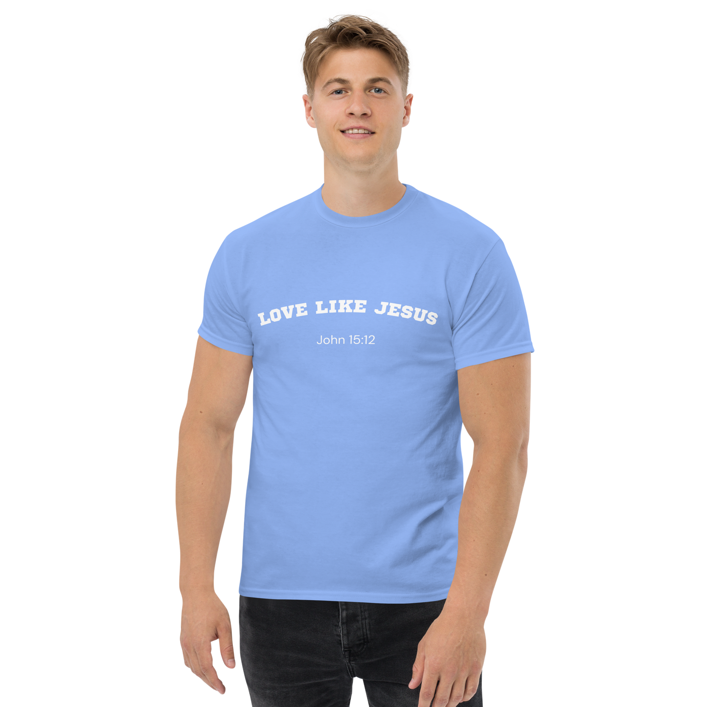 Love Like Jesus John 15:12 Unisex Bible Verse T-Shirt