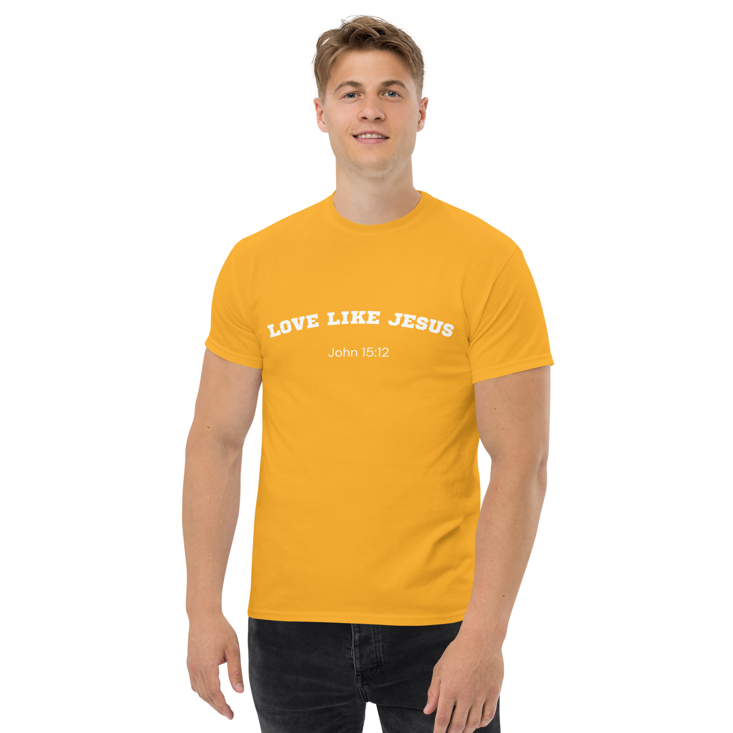 Love Like Jesus John 15:12 Unisex Bible Verse T-Shirt