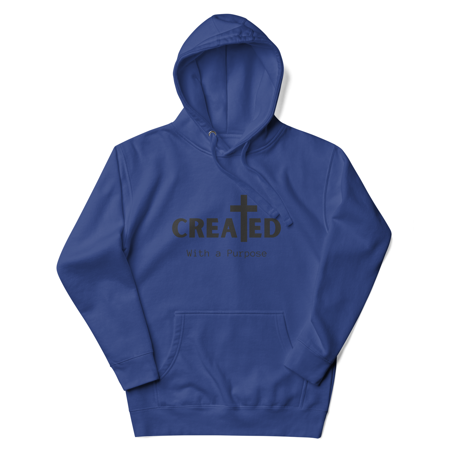 Created With a Purpose Christian Unisex Hoodie - Wear Your Worth
