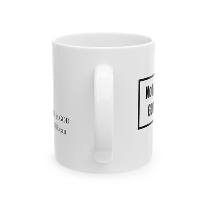 Not Confident, Godfident Christian Coffee Mug | Inspirational Godfidence Cup with Definition | Faith-Based Gift for Women & Men | Motivational Morning Reminder