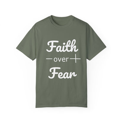 Faith Over Fear Christian Bible Verse T-shirt