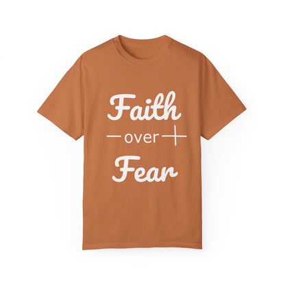 Faith Over Fear Christian Bible Verse T-shirt