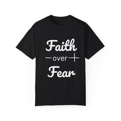 Faith Over Fear Christian Bible Verse T-shirt