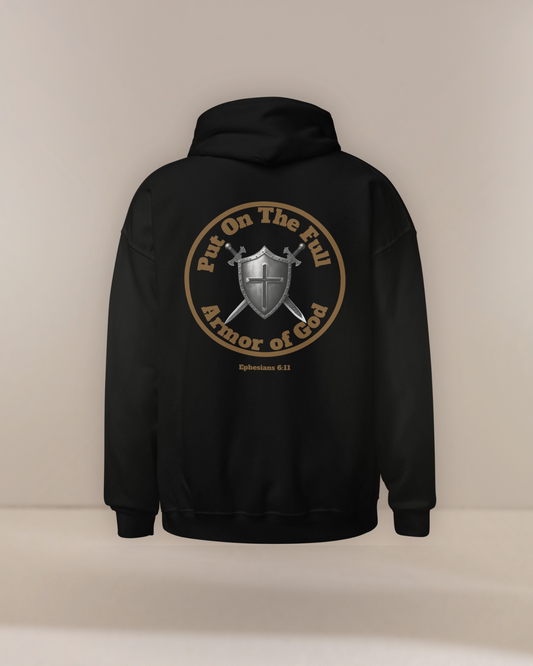 Christian Hoodie Put on the Full Armor of God Ephesians 6:11 Unisex Hoodie
