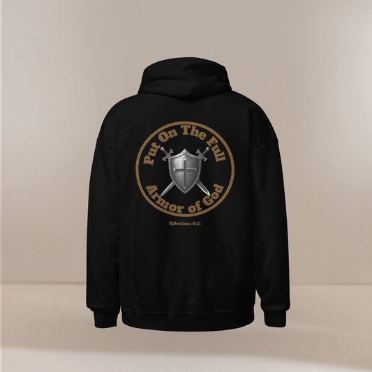 Christian Hoodie Put on the Full Armor of God Ephesians 6:11 Unisex Hoodie