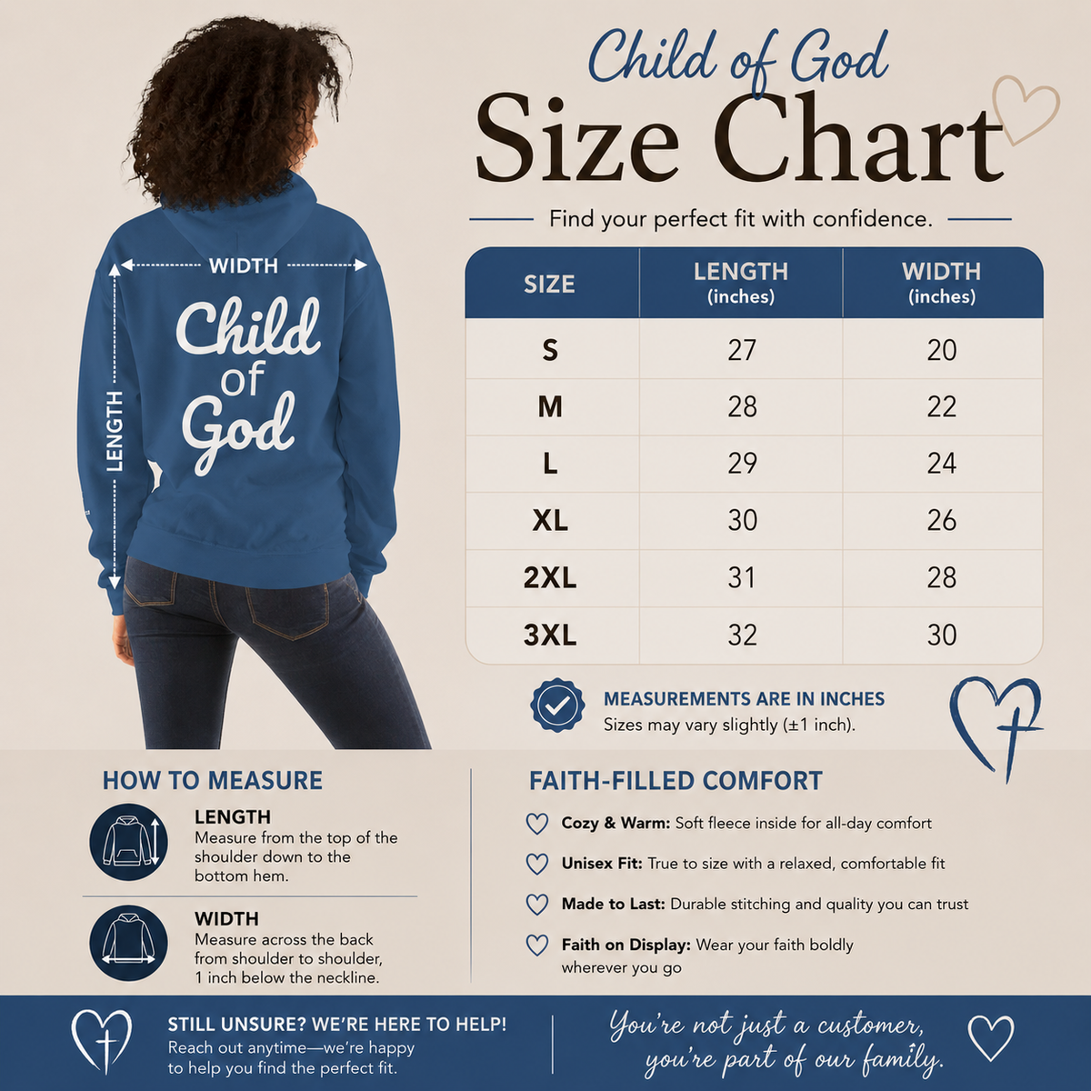 Child of God Christian Unisex Hoodie