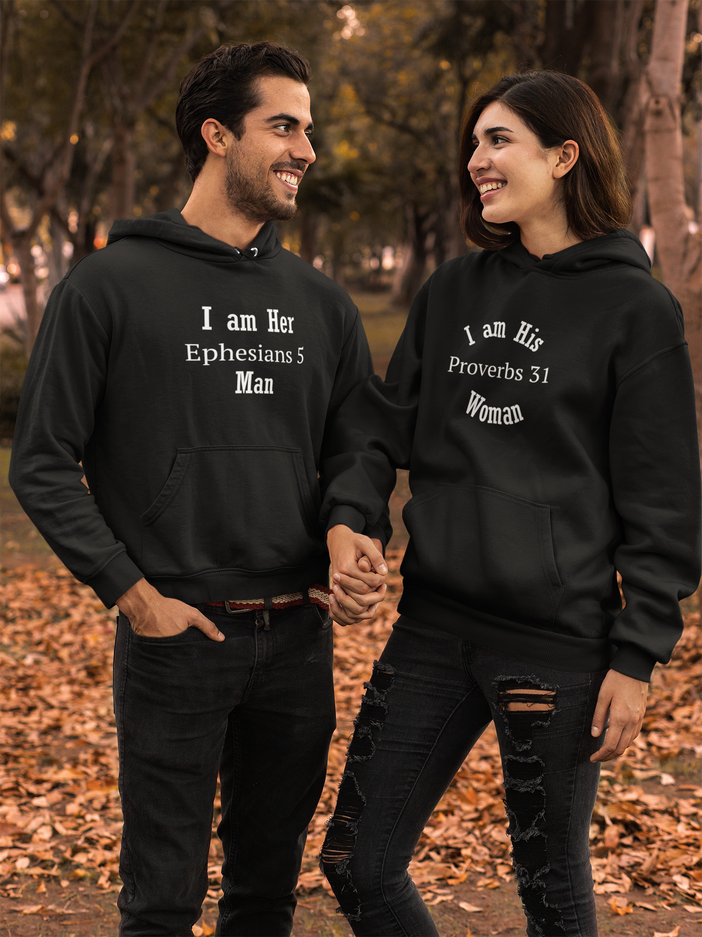 I am Her Ephesians 5 Man Christian Man Bible Verse Hoodie
