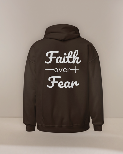 Faith Over Fear Christian Bible Verse Unisex Hoodie