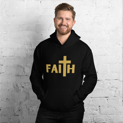 Faith with a Cross Unisex Christian Hoodie