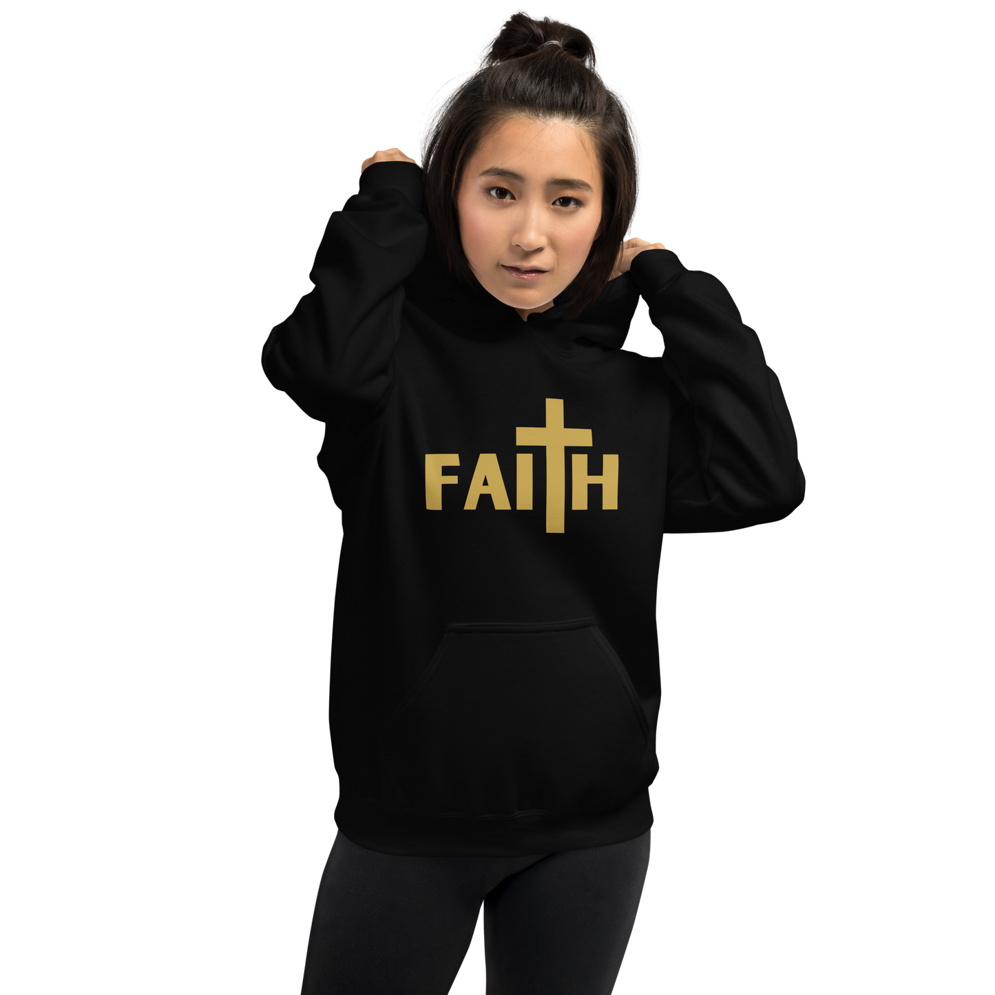 Faith with a Cross Unisex Christian Hoodie