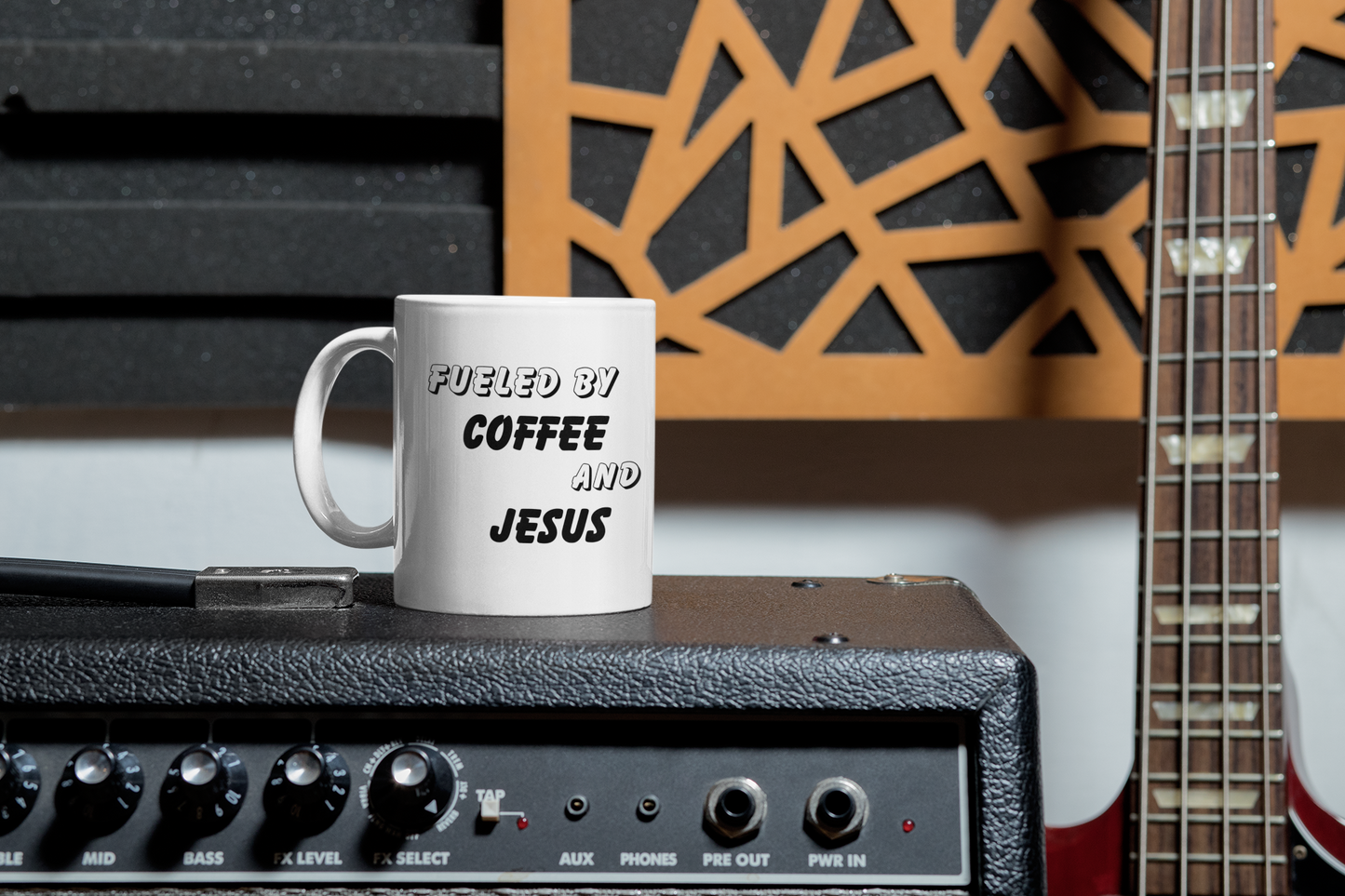 Fueled By Coffee and Jesus Christian 11oz Ceramic Mug