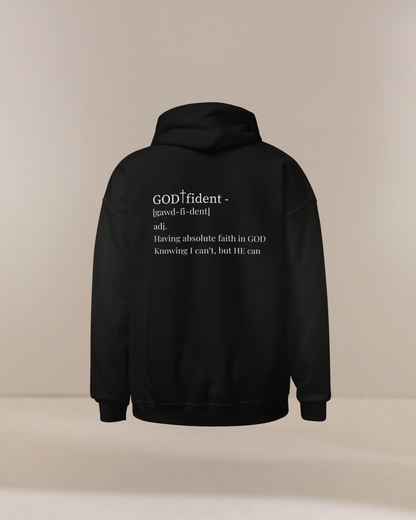 Not Confident, God-fident Christian Hoodie | Faith-Based Sweatshirt | Inspirational Apparel for Women & Men | Comfort Meets Godfidence
