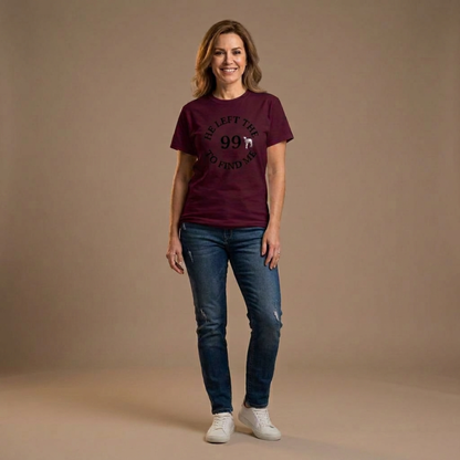 He Left the 99 to Find Me Christian Unisex Classic Tee