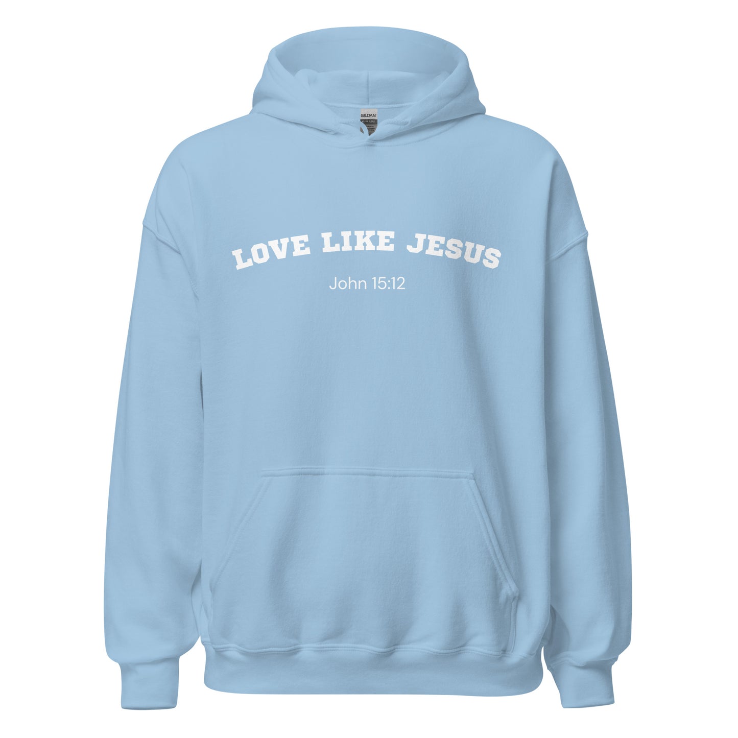 Love Like Jesus John 15:12 Christian Bible Verse Hoodie