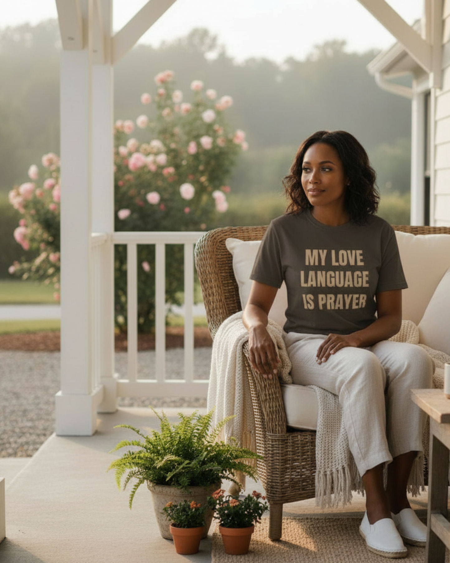 My Love Language is Prayer Unisex Christian T-Shirt