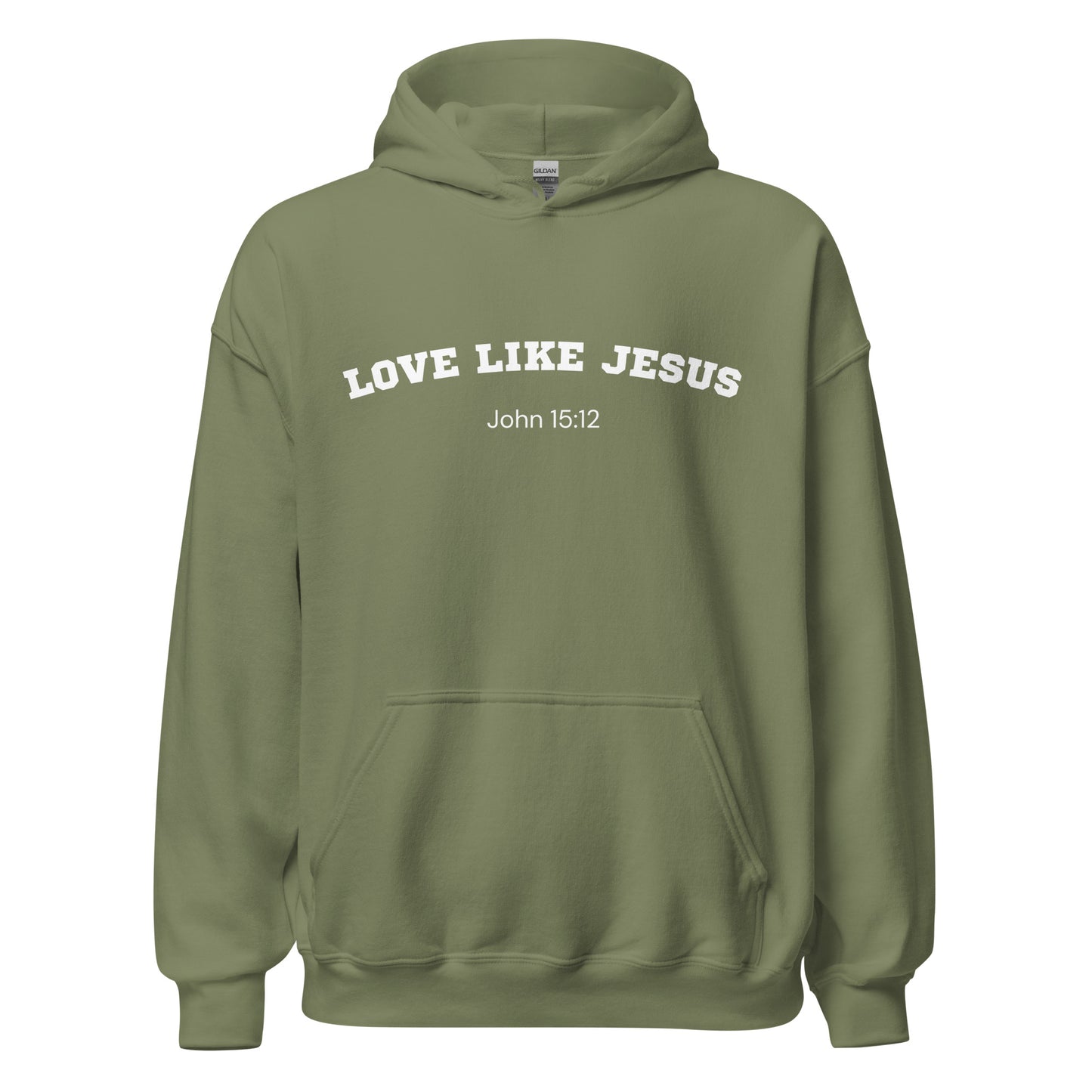 Love Like Jesus John 15:12 Christian Bible Verse Hoodie