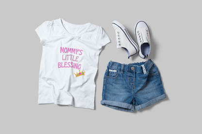 Mommy's Little Blessing Toddler Girl Tee