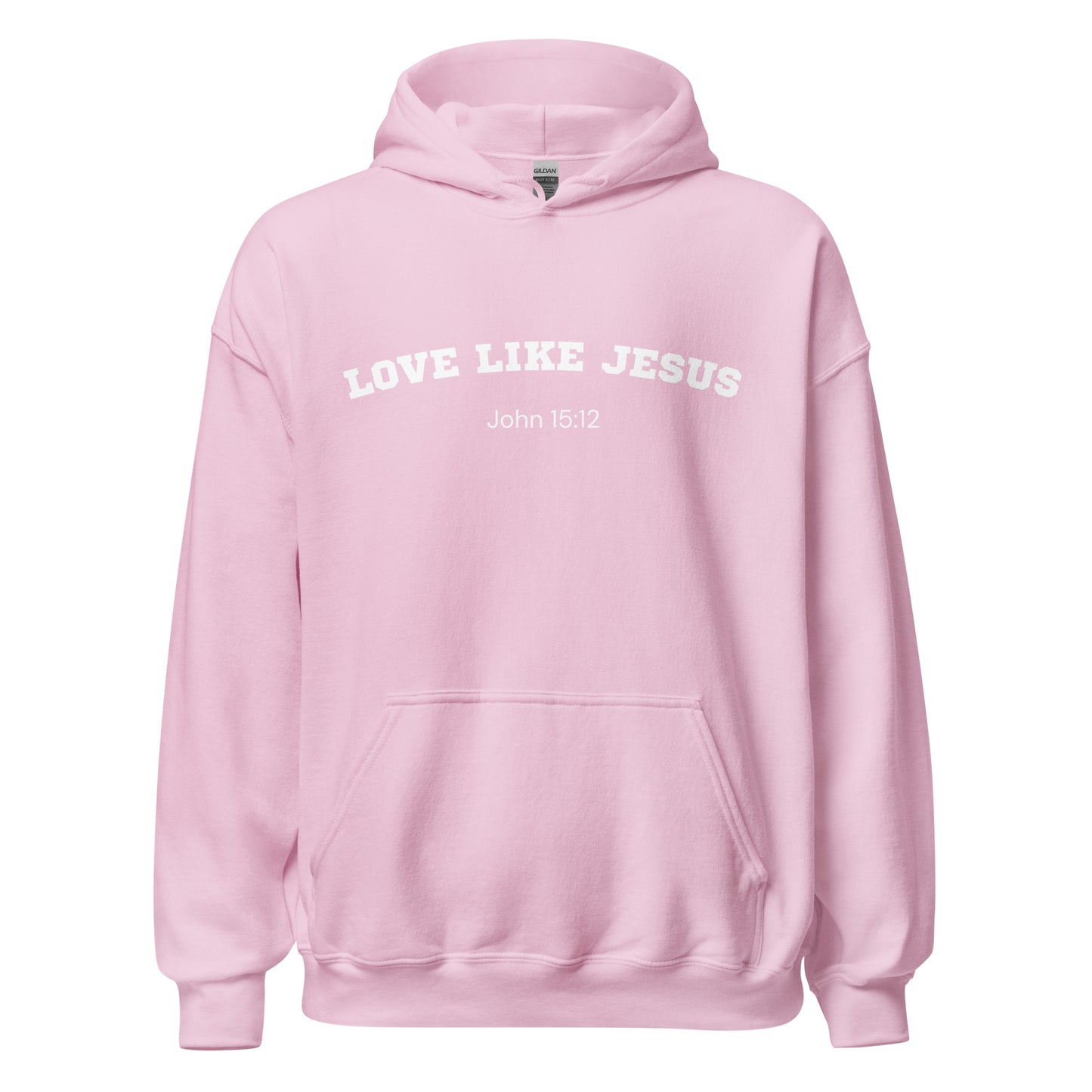 Love Like Jesus John 15:12 Christian Bible Verse Hoodie