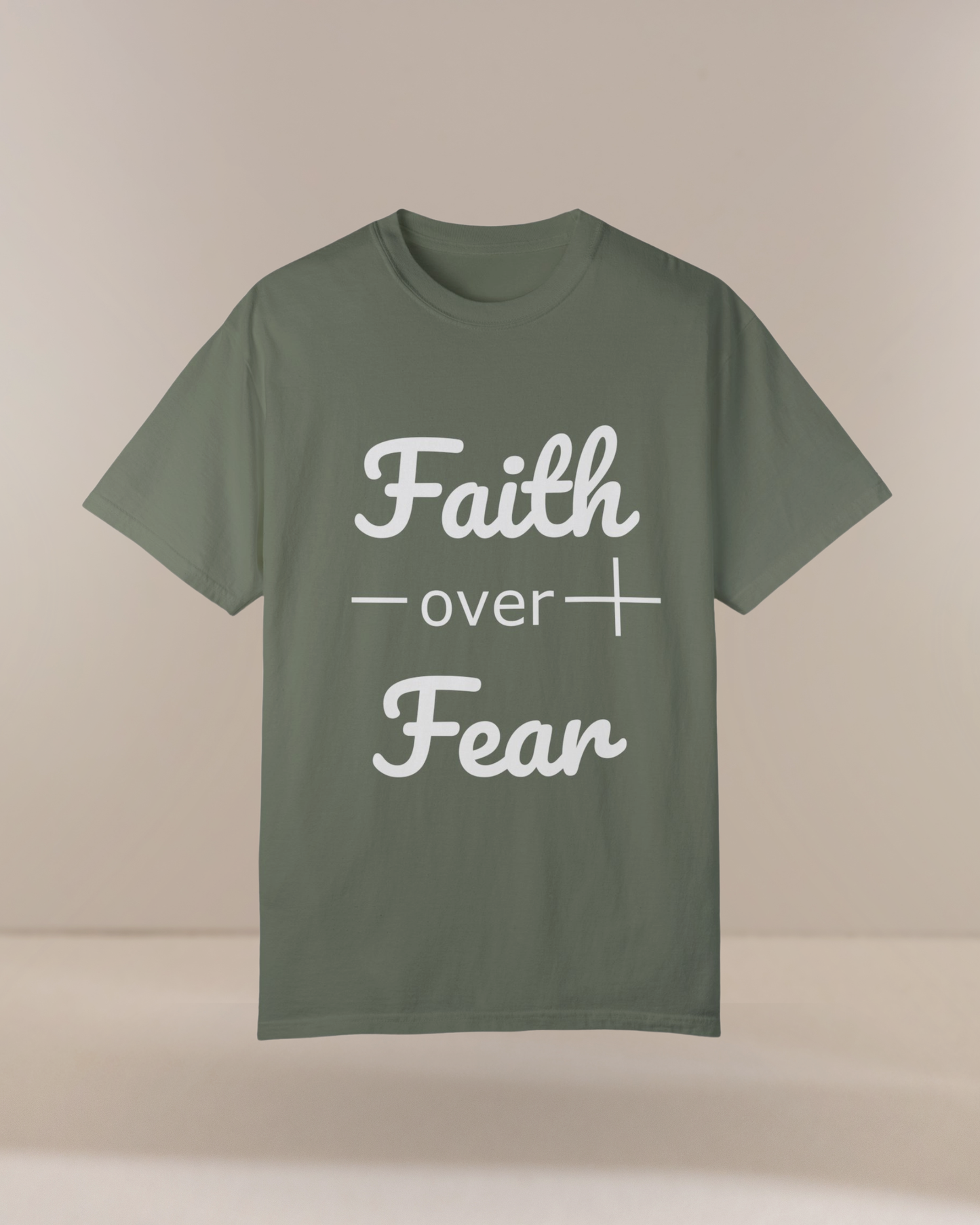 Faith Over Fear Christian Bible Verse T-shirt