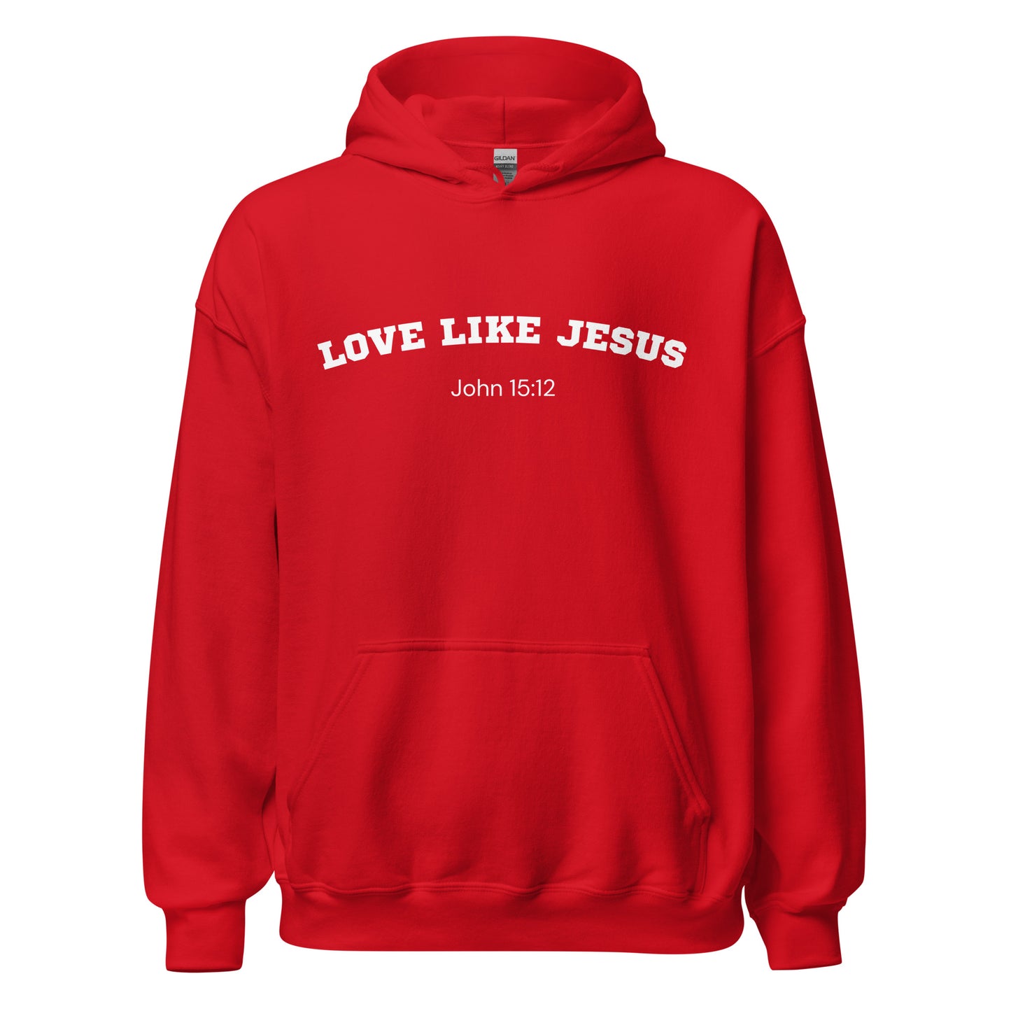 Love Like Jesus John 15:12 Christian Bible Verse Hoodie