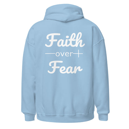 Faith Over Fear Christian Bible Verse Unisex Hoodie