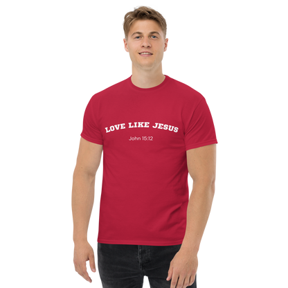 Love Like Jesus John 15:12 Unisex Bible Verse T-Shirt