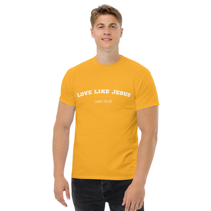 Love Like Jesus John 15:12 Unisex Bible Verse T-Shirt