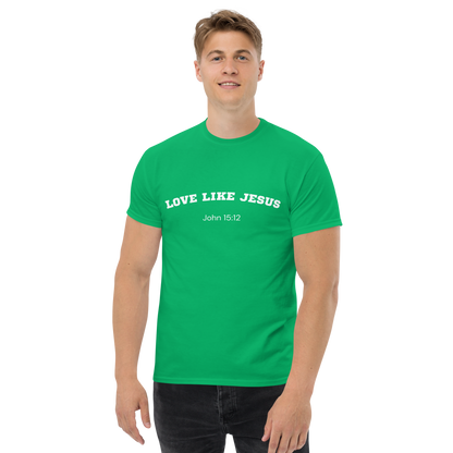 Love Like Jesus John 15:12 Unisex Bible Verse T-Shirt