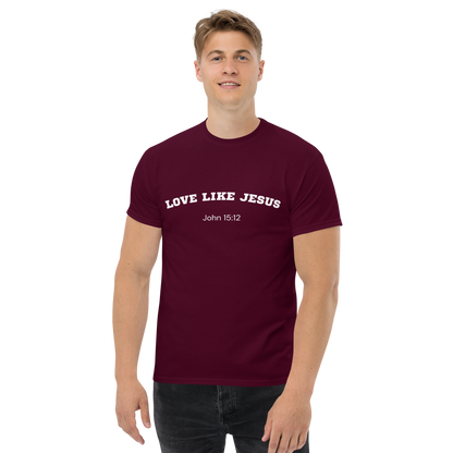 Love Like Jesus John 15:12 Unisex Bible Verse T-Shirt