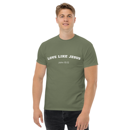 Love Like Jesus John 15:12 Unisex Bible Verse T-Shirt
