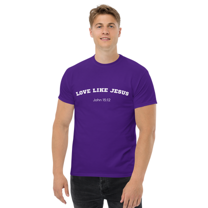 Love Like Jesus John 15:12 Unisex Bible Verse T-Shirt