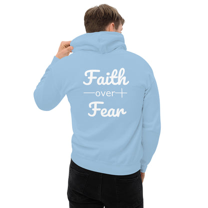 Faith Over Fear Christian Bible Verse Unisex Hoodie