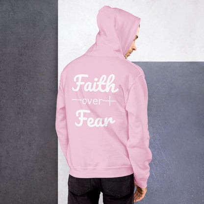 Faith Over Fear Christian Bible Verse Unisex Hoodie