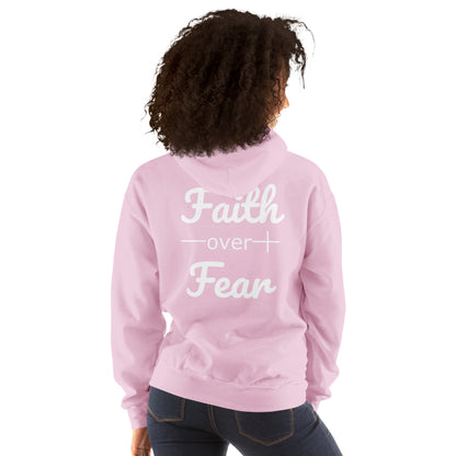 Faith Over Fear Christian Bible Verse Unisex Hoodie