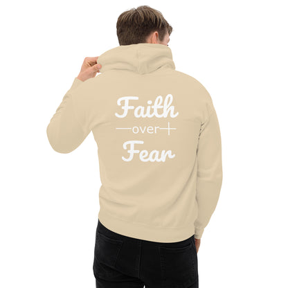 Faith Over Fear Christian Bible Verse Unisex Hoodie